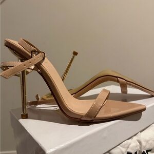 Elegant Nude Stiletto Heels